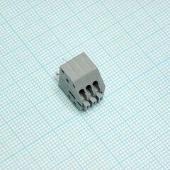 DG250-2.5-03P-11-00A(H), нажимной безвинтовой клеммный блок на 3 контакта. зажим типа торцевой контакт. серия dg250-2.5