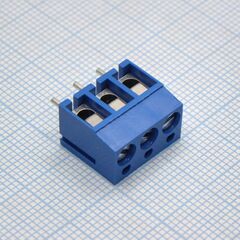 DG300-5.0-03P-12-00A(H), винтовой клеммный блок с защитой провода, 3 контакта. серия dg300-5.0
