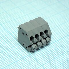 DG250-3.5-04P-11-00A(H), нажимной безвинтовой клеммный блок на 4 контакта. зажим типа торцевой контакт. серия dg250-3.5