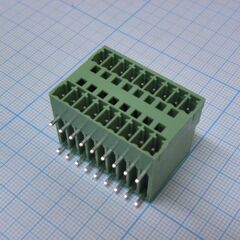 15EDGRH-3.5-18P-14-00A(H), разъемный клеммный блок на плату, 18 контактов. серия 15edgrh-3.5