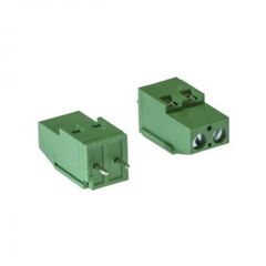 DG129-5.0-02P-14-00A(H), винтовой клеммный блок c рельефной обоймой, 2 контакта. серия dg129-5.0