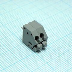 DG250-3.5-02P-11-00A(H), нажимной безвинтовой клеммный блок на 2 контакта. зажим типа торцевой контакт. серия dg250-3.5