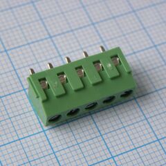 DG381-3.81-05P-14-00A(H), винтовой клеммный блок. серия dg381-3.81