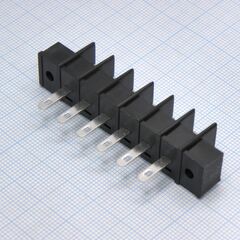DG25H-A-06P-13-00A(H), барьерный клеммный блок на 6 контактов. серия dg25h-a