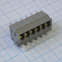 DG242V-5.0-06P-11-00A(H), нажимной, безвинтовой клеммный блок