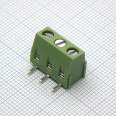 DG127R-5.0-03P-14-00AH, винтовой клеммный блок c рельефной обоймой, 3 контакта. серия dg127r-5.0