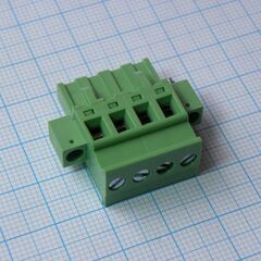 2EDGKAM-5.08-04P-14-00A(H), разъемный клеммный блок, 4 контакта. серия 2edgkam-5.08