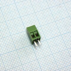 282834-2, клеммная колодка типа провод-плата, 2.54 мм, 2 вывода, 30 awg, 1.4 мм2, винт