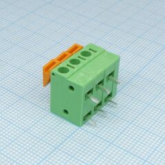 DG142R-5.08-03P-14-00A(H), нажимной безвинтовой клеммный блок на 3 контакта. зажим типа торцевой контакт. серия dg142r-5.08