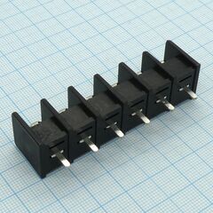 DG65C-B-06P-13-00A(H), барьерный клеммный блок на 6 контактов. серия dg65c-b