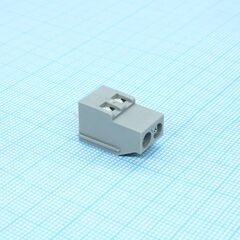 BC-508X18- 2 GY, клеммы для печатной платы, номинальный ток: 24 a, расчетное напряжение (iii/2): 400 в, номинальное сечение: 2,5 мм?, размер шага: 5,08 мм, полюсов: 2, тип подключения: винтовой зажим с натяжной гильзой