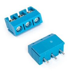 KLS2-301-5.0-03P-2S, клеммник винтовой, 3-контактный, 5мм, прямой