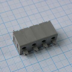 DG236-7.5-04P-11-00A(H), нажимной безвинтовой клеммный блок на 4 контакта. зажим типа торцевой контакт