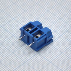 DG360-7.5-02P-12-00A(H), винтовой клеммный блок с защитой провода, 2 контакта. серия dg360-7.5