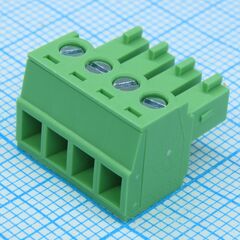EC381V-04P, клеммная розетка винтовая на кабель