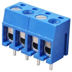 DG300-5.0-04P-12-00A(H), винтовой клеммный блок с защитой провода, 4 контакта. серия dg300-5.0