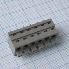 DG211V-5.0-06P-11-00A(H), нажимной безвинтовой клеммный блок