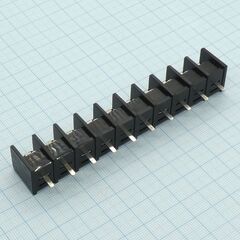 DG65C-B-10P-13-00A(H), барьерный клеммный блок на 10 контактов. серия dg65c-b