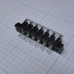 DG38H-A-06P-13-00A(H), барьерный клеммный блок на 6 контактов. серия dg38h-a