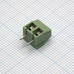 DG350-3.96-02P-14-00A(H), винтовой клеммный блок с защитой провода, 2 контакта. серия dg350-3.96