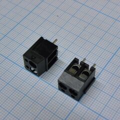 DG300-5.0-02P-13-00A(H), винтовой клеммный блок с защитой провода, 2 контакта. серия dg300-5.0