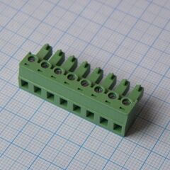 15EDGK-5.08-08P-14-00A(H), разъемный клеммный блок, 8 контактов. серия 15edgk-5.08