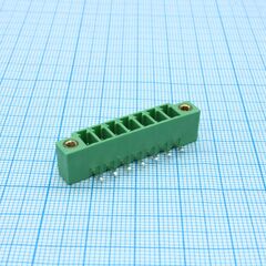15EDGRM-3.81-07P-14-00A(H), разъемный клеммный блок на плату, 7 контактов. серия 15edgrm-3.81