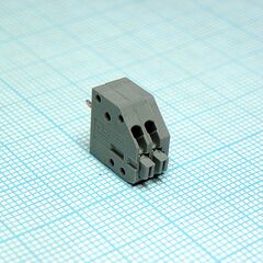 DG250-2.5-02P-11-00A(H), нажимной безвинтовой клеммный блок на 2 контакта. зажим типа торцевой контакт. серия dg250-2.5