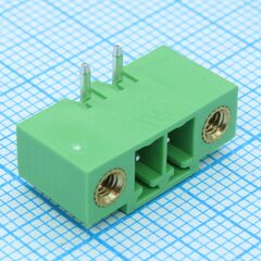 ECH381RM-02, клеммник разъемный штыревой на плату