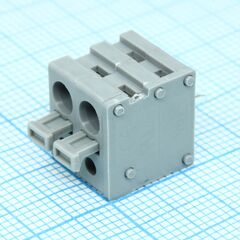 DG211V-5.0-02P-11-00A(H), нажимной безвинтовой клеммный блок на 3 контакта. зажим типа торцевой контакт. серия dg211v-5.0