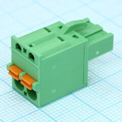 2EDGKDF-5.08-02P-14-00A(H), нажимной безвинтовой клеммный блок 2 контакта серия 2edgkdf-5.08