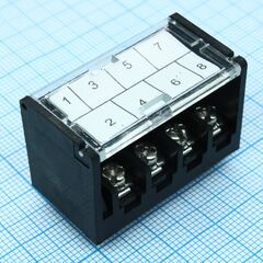 DG24-1-B-08P-13-00A(H), барьерный клеммный блок на 8 контактов. серия dg24-1