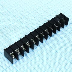 DG25C-B-12P-13-00A(H), барьерный клеммный блок на 12 контактов. серия dg25c-b