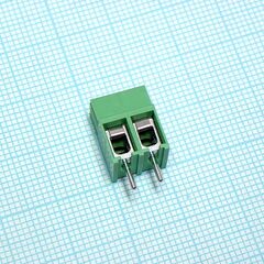 DG302-5.0-02P-14-00A(H), винтовой клеммный блок с защитой провода, 2 контакта. серия dg302-5.0