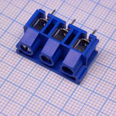 DG365-7.5-03P-12-00A(H), винтовой клеммный блок с защитой провода, 3 контакта. серия dg365-7.5