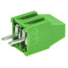 282834-3, клеммная колодка типа провод к плате, 2.54 мм, 3 вывод(-ов), 30 awg, 16 awg, 1.4 мм2, винт