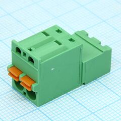 2EDGKDR-5.08-02P-14-00A(H), нажимной безвинтовой клеммный блок 2 контакта серия 2edgkdr-5.08
