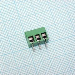DG350-3.96-03P-14-00A(H), винтовой клеммный блок с защитой провода, 3 контакта. серия dg350-3.96