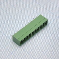 15EDGVC-3.5-10P-14-00A(H), разъемный клеммный блок на плату, 10 контактов. серия 15edgvc-3.5