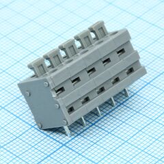 DG211V-5.0-05P-11-00A(H), нажимной безвинтовой клеммный блок