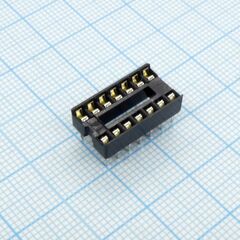 SCS-16 (2.54mm), панелька под микросхему dip 16