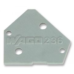 236-100, пластина торцевая для модульного клеммника
