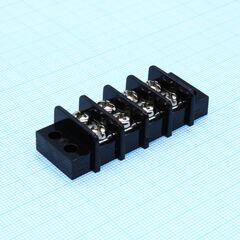 DG49-A-04P-13-00A(H), блок барьерных клеммников 4 контакта черный