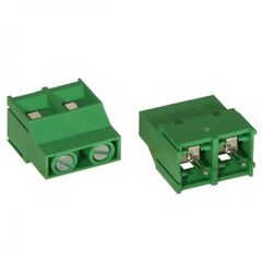 DG950-9.5-02P-14-00A(H), винтовой клеммный блок c рельефной обоймой, 2 контакта. серия dg950-9.5