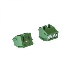 DG350-3.5-02P-14-00A(H), винтовой клеммный блок с защитой провода, 2 контакта. серия dg350-3.5