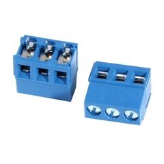 DG500-5.0-03P-12-00A(H), колодка и зажим клеммный
