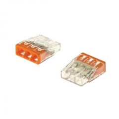 2273-203 WAGO, клемма для распределительных коробок и держателей серия 2273 3 проводника