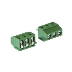 DG381-3.81-03P-14-00A(H), винтовой клеммный блок c рельефной обоймой, 3 контакта. серия dg381