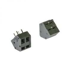 DG245-5.0-02P-11-00A(H), нажимной безвинтовой клеммный блок на 2 контакта. зажим типа зажимная клеть. серия dg245-5.0