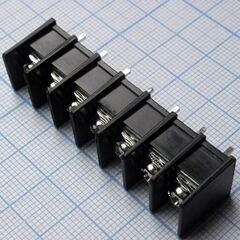 DG25C-B-07P-13-00A(H), барьерный клеммный блок на 7 контактов. серия dg25c-b